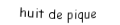 Je suis une carte. Je suis entre le sept et le neuf, je suis noir mais pas de trefle.